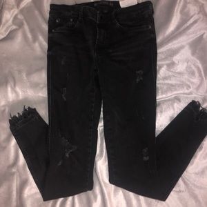 Zara Black low rise jeans